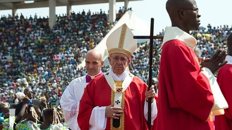 Afrikareise von Papst Franziskus / © Osservatore Romano (KNA)