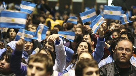 Argentinische Pilger beim Weltjugendtag  (dpa)