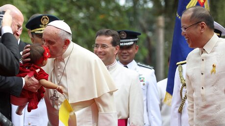 Franziskus auf den Philippinen (dpa)