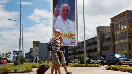 Vor der Afrika-Tour: Kenia erwartet Papst Franziskus / © Daniel Irungu (dpa)