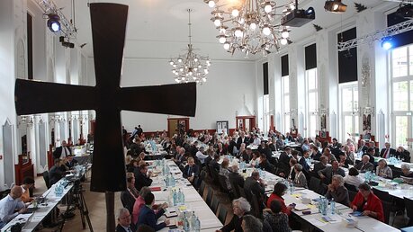 Vollversammlung des Zentralkomitees der deutschen Katholiken in Leipzig / © Sebastian Willnow (dpa)