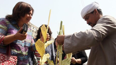 Ägypten: Kopten feiern Palmsonntag (dpa)