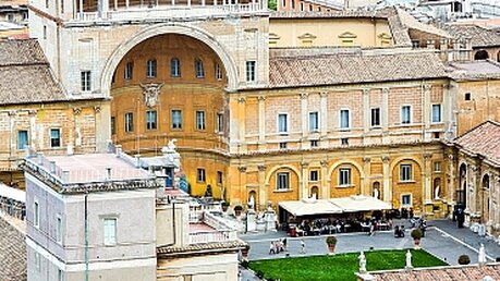 Blick auf die Vatikanischen Museen / © Romano Siciliani (KNA)