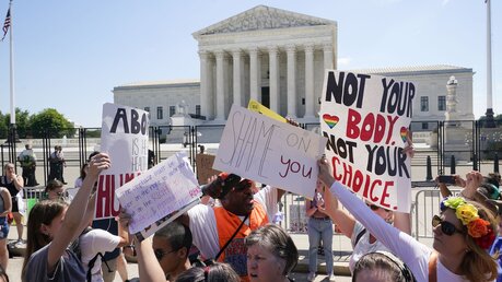 Oberstes US-Gericht kippt liberales Abtreibungsrecht / © Steve Helber/AP (dpa)