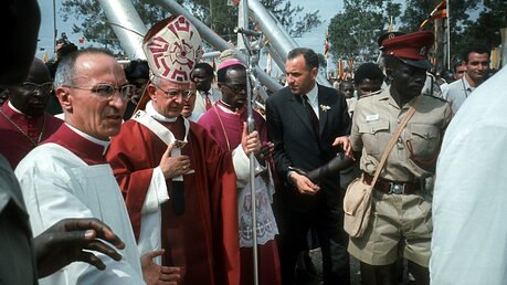 Papst Paul VI. reiste 1969 nach Uganda / © Hans Knapp (KNA)