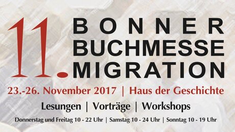 Buchmesse Migration Bonn / © Buchmesse Migration (DR)