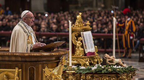 Papst Franziskus am Silvesterabend / © Stefano Dal Pozzolo/Romano Siciliani/KNA (KNA)