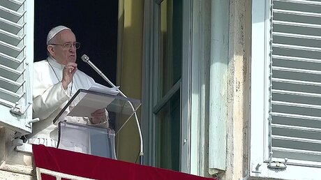 Papst Franziskus beim Angelusgebet / © CTV (CTV)