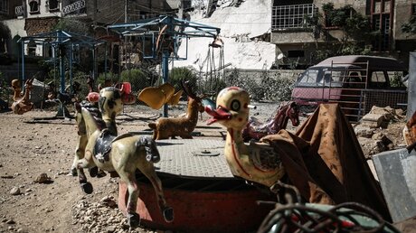 Zerstörung in Syrien / © Mohammed Badra (dpa)