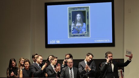 450 Millionen Dollar für Christus-Bild von Leonardo da Vinci / © Julie Jacobson/AP (dpa)