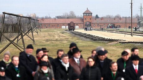 71. Jahrestag der Befreiung des Vernichtungslagers Auschwitz (dpa)