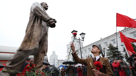 Lenin-Monument in Minsk / © Tatyana Zenkovich (dpa)