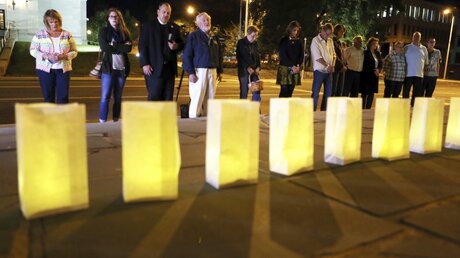 Las Vegas: Menschen gedenken der Opfer des Massenmords  / © Heather Rousseau (dpa)