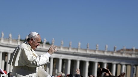 Papst Franziskus / © Andrew Medichini (dpa)