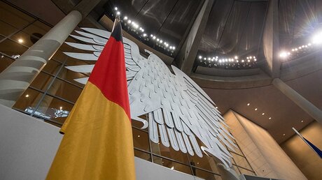 Plenarsaal des Bundestages / © Kay Nietfeld (dpa)
