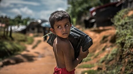 Rohingya-Junge / © Tommy Trenchard (dpa)