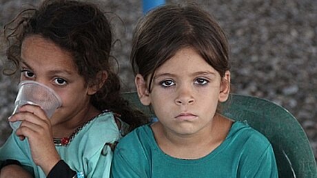 Afghanische Flüchtlingskinder / © Christine Röhrs (dpa)