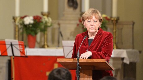 Bundeskanzlerin Angela Merkel (Archiv) / © Bernd Settnik (KNA)