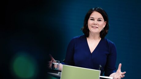 Annalena Baerbock wird Kanzlerkandidatin der Grünen / © Kay Nietfeld (dpa)