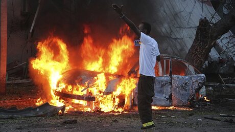 Somalia: Anschlag mit einer Autobombe / © Farah Abdi Warsameh (dpa)