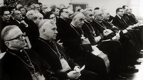 Archivbild: Damals wie heute ein Unikum: Katholisch-theologischen Fakultät in Erfurt im Januar 1969 / © N.N. (KNA)