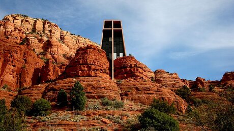 "The Catholic Chapel of The Holy Cross" bei Red Rocks, Sedona (Arizona) / © Ilsetraud Ix (privat)