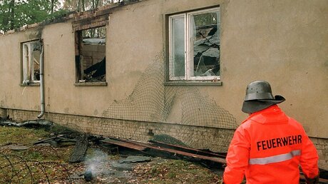 Anschlag auf Asylbewerberheim in Dolgenbrodt (dpa)