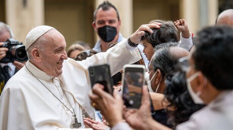 Audienz mit Papst Franziskus / © Vatican Media/Romano Siciliani (KNA)