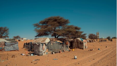 Barackensiedlung in Mauretanien (shutterstock)