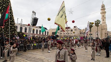 Krippenplatz in Bethlehem am 24. Dezember / © Andrea Krogmann (KNA)