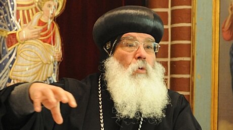Der koptische Bischof Anba Damian / © Michael Merten (KNA)