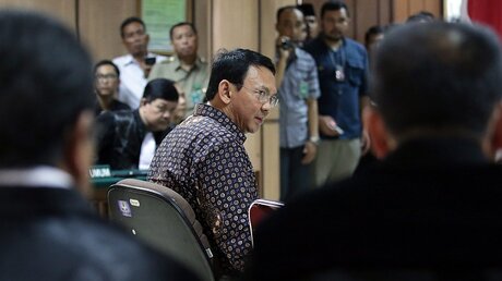 Indonesien: Blasphemie-Anklage gegen christlichen Gouverneur / © Bagus Indahono / Pool (dpa)