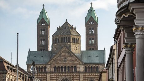 Blick auf den Dom zu Speyer / © Bert Bostelmann (KNA)