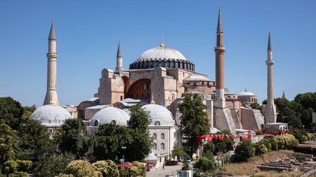 Blick auf die Hagia Sophia in Istanbul / © Hassan Jamal (KNA)