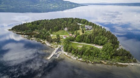 Blick über die Insel Utøya / © Meek, Tore/NTB scanpix (dpa)
