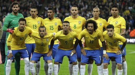 Brasilianische Nationalmannschaft / © Matt Dunham (dpa)