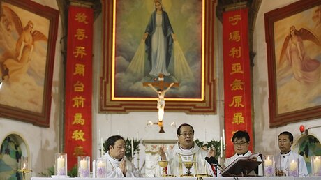 Christen sind in China eine Minderheit / © Wu Hong (dpa)