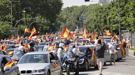 Coronavirus - Proteste in Spanien / © Jesús Hellín/EUROPA PRESS (dpa)