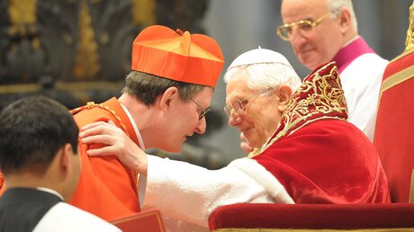 Kardinalserhebung durch Papst Benedikt XVI. (Archiv) (KNA)