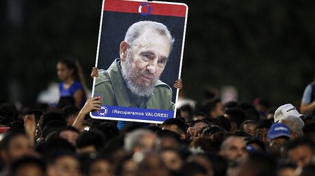 Fidel Castro - Massenkundgebungen zum Abschied / © Ernesto Mastrascusa (dpa)