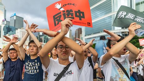 Demonstranten in Hongkong / © Dave Coulson Photography (shutterstock)