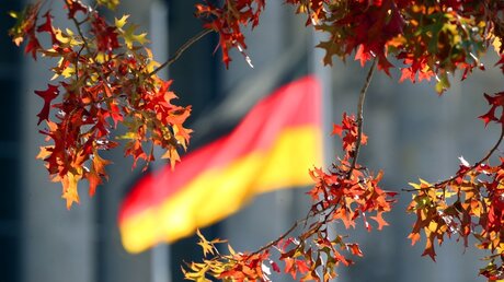 Deutschland-Fahne / © Wolfgang Kumm (dpa)