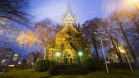 Die evanglische Martin-Luther-Kirche in Solingen / © Christophe Gateau (dpa)