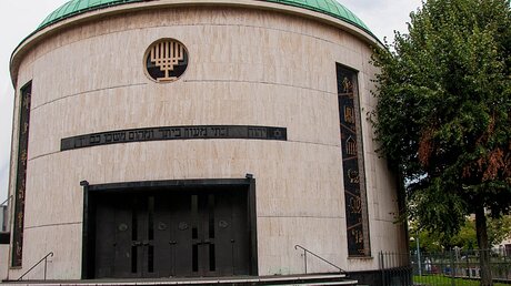 Die neue Synagoge der Jüdischen Gemeinde Düsseldorf / © Polina Ivanova/JGD (epd)