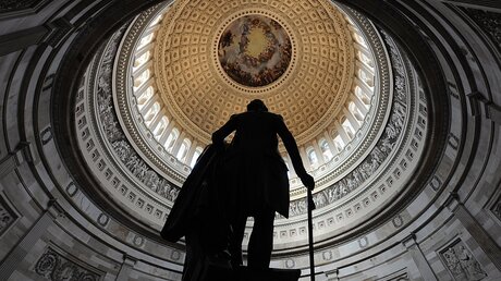 Kuppel des Kapitols in Washington, in dem der US-Kongress seinen Sitz hat / © Michael Reynolds (dpa)