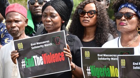 #EndTheViolence - Demonstrationen in Abuja, Nigeria / © Katrin Gänsler (KNA)