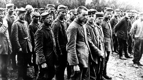 Deutsche Kriegsgefangene im ersten Weltkrieg (dpa)