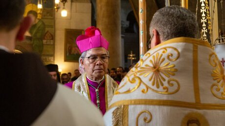 Erzbischof Adolfo Tito Yllana, Botschafter des Heiligen Stuhls für Israel / © Andrea Krogmann (KNA)