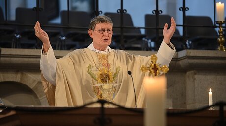 Erzbischof Kardinal Woelki feiert immer zum Auftakt der Pädagogischen Woche Eucharistie / © Beatrice Tomasetti (DR)