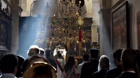 Gottesdienst beim Panorthoxen Konzil / &copy; Harald Oppitz (KNA)